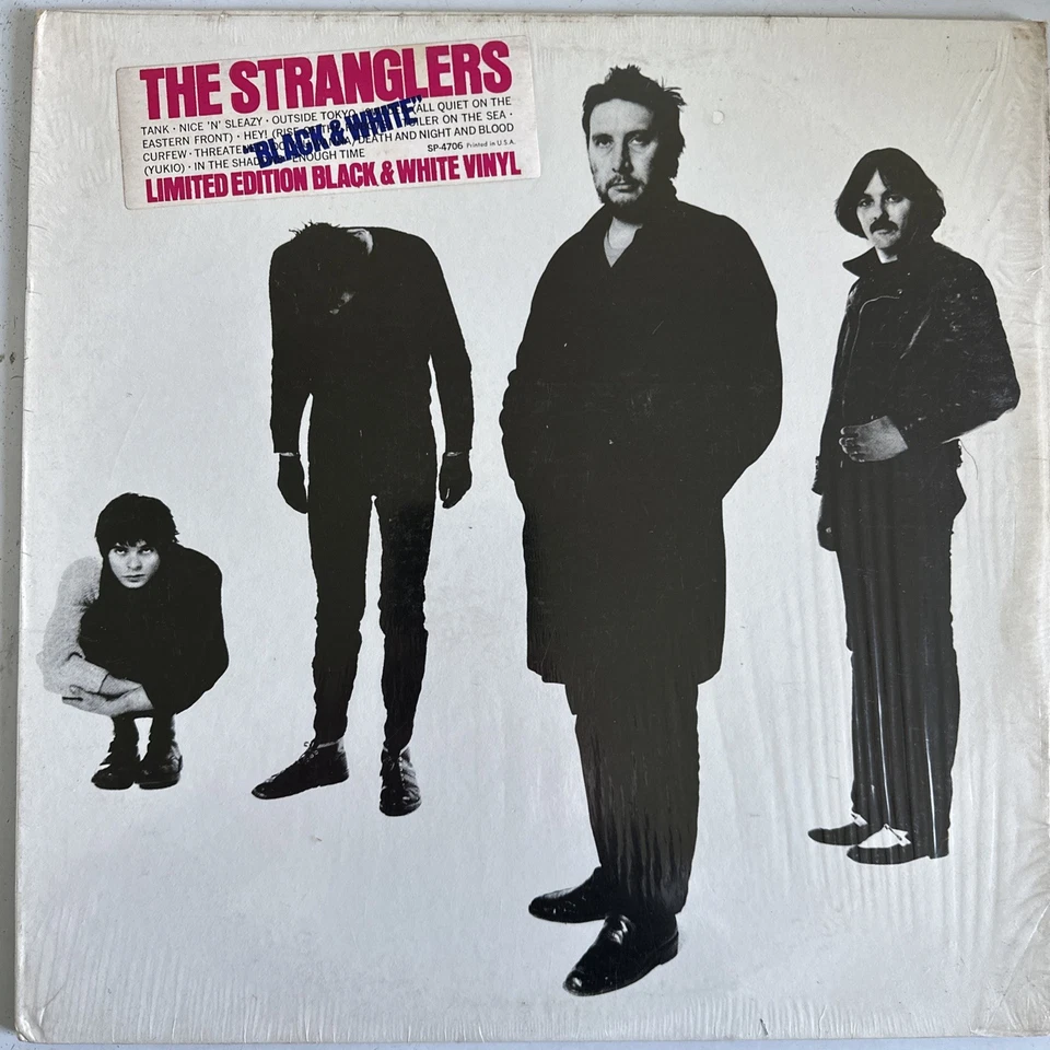 THE STRANGLERS BLACK AND WHITE VINYL LP USA GREY MARBLED WAX NR MINT IN SHRINK - Image 2 of 4