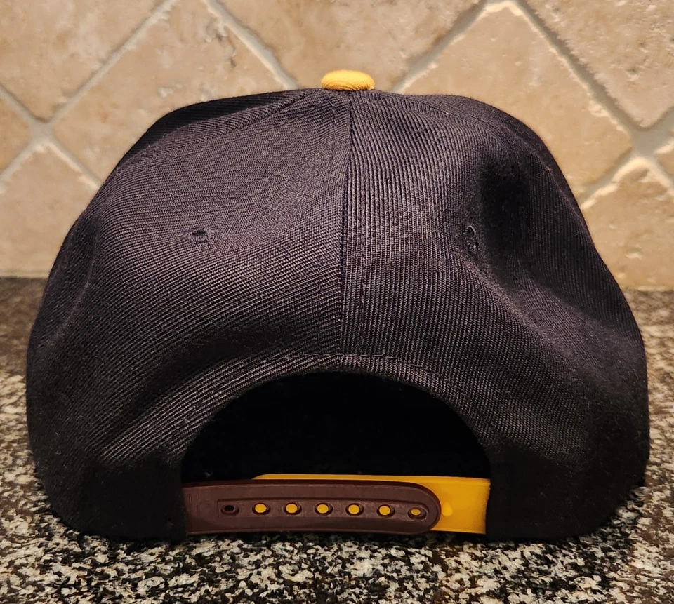 ASU Arizona State Sun Devils Zephyr Black Adjustable Flat Billed Hat Cap - Image 3 of 4