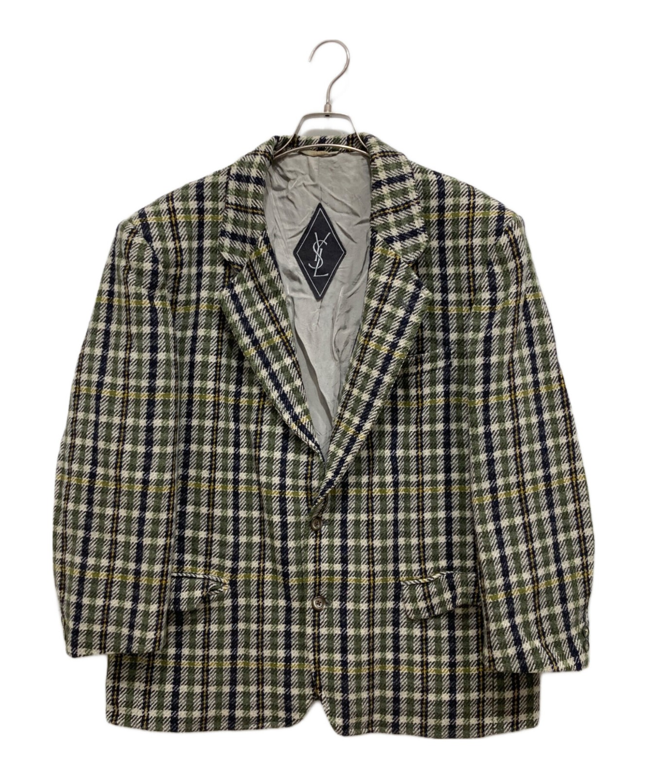 Giacca sartoriale in lana Yves Saint Laurent taglia:54 verde uomo