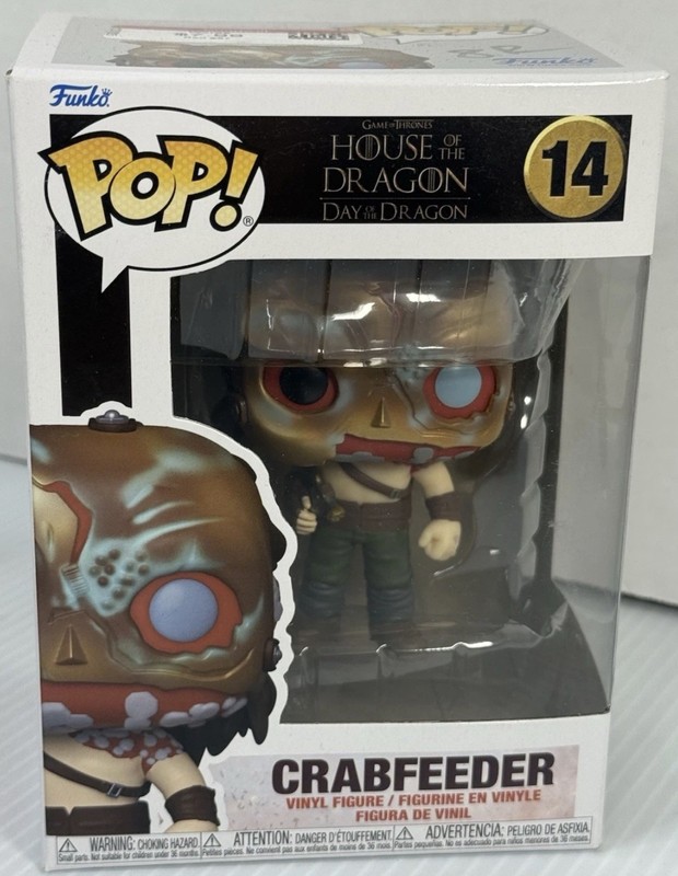 🔥 🔥 House of Dragons Crabfeeder Funko Pop! Vinyl Figure #14