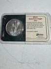 2002 American Silver Eagle 1 Troy Ounce .999 Fine Silver Coin