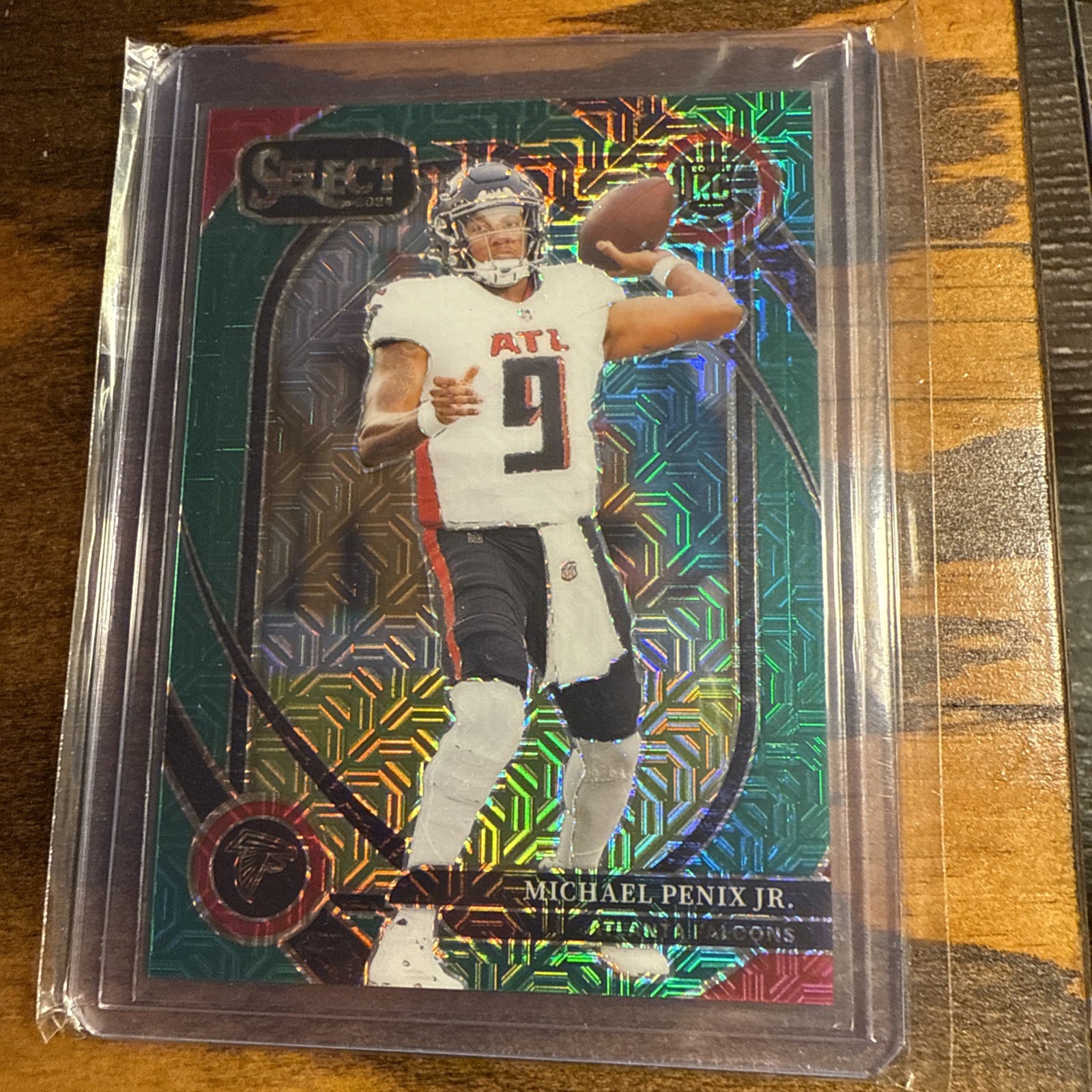 2024 Panini Select Green Mojo Michael Penix Jr. Rookie Club Level 3/5 235 RC
