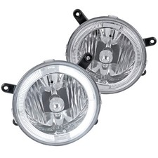 Fits 2005-2009 Ford Mustang Gt Clear Halo Fog Lights Driving Lamps Pair Lamps