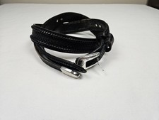 Nocona Belt Mens 40 Leather Western Concho Black