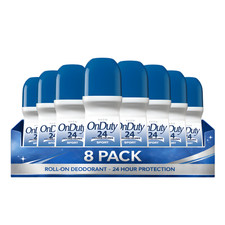 Avon On Duty Sport 24 Hr Roll-On Antiperspirant Deodorant, 2.6 fl oz Pack of 8