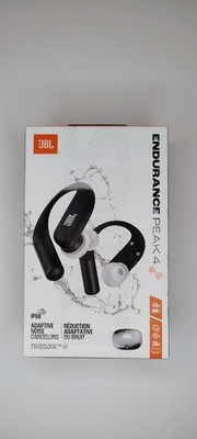 JBL Endurance Peak 4 True Wireless Ear-Hook Earbuds Black New Sealed 