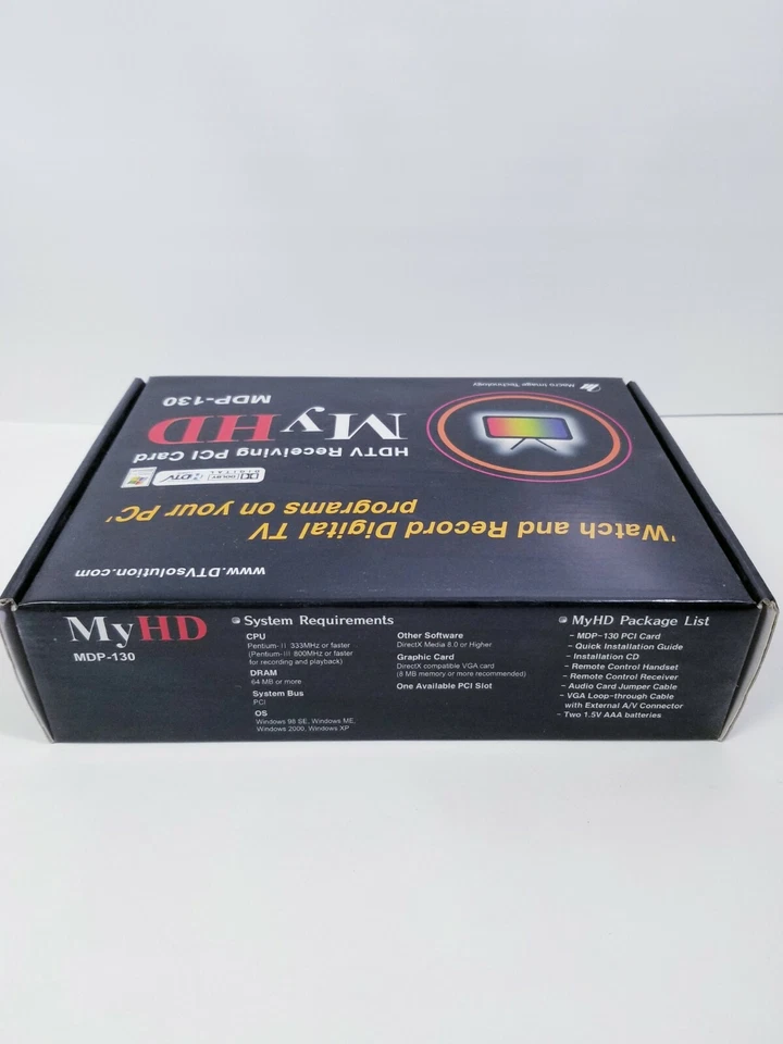 SEALED NEW Macro Image MyHD MDP-130 PCI HDTV Tuner/Decoder Camcorder Card - Image 3 of 4