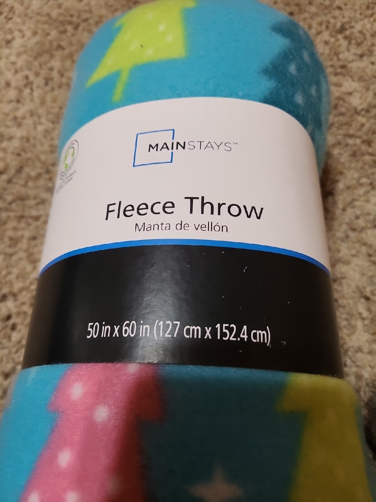 Mainstays Christmas Themed Fleece Throw eBay