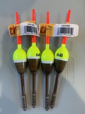 4 Pieces Thill UAC-583 America  s Classic 3/4  Oval Premium Balsa Float