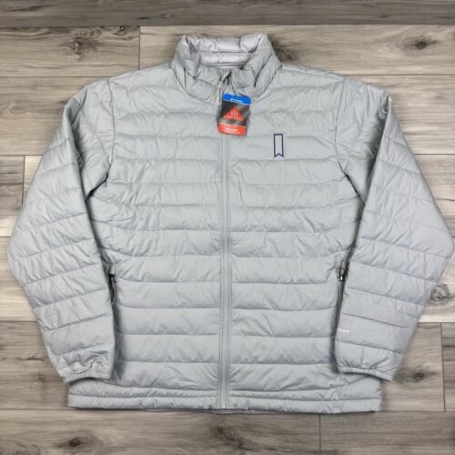 Columbia Men's Sz XL Powder Lite Puffer Jacket Omni Heat Michelob Ultra Logo NWT
