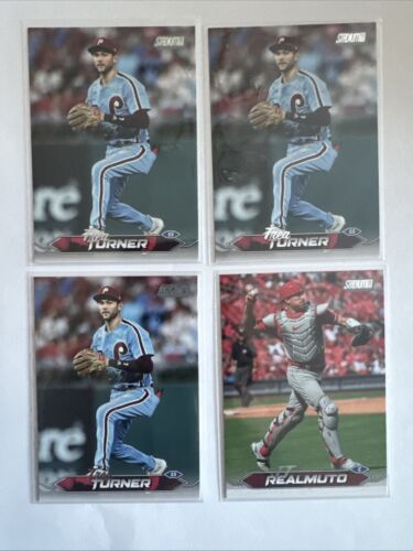 2024 Stadium Club Philadelphia Phillies Lot-Chrome & Base - Picture 2 of 3