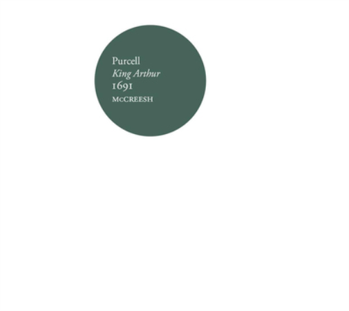 Henry Purcell Purcell: King Arthur 1691 (CD) Album