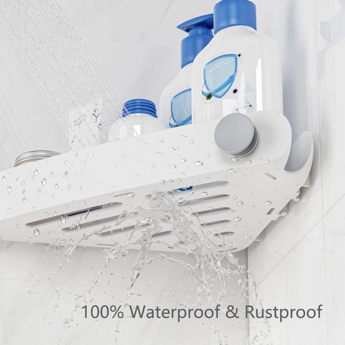 Shower Caddy Corner, 4 Pack Adhesive Corner Shower Shelves for Bathroom Organize - Picture 4 of 8