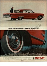 1963 Mercury Monterey S-55 Carnival Red 2-door Hardtop Vintage Ad 1963 Mercury Monterey S-55 Carnival Red 2-door Hardtop Vintage Ad