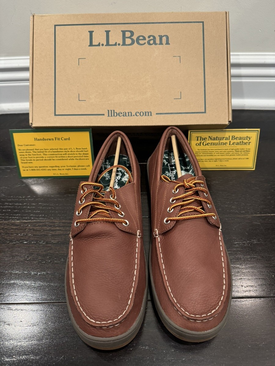 Bean 504636 Men's Root Beer Leather Shoes Size M Brand