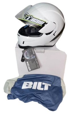 Icon Airform Motorcycle Helmet Small White Full Face DOT Certified Street Bike