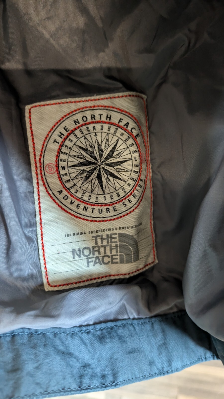 North Face Utility Jacket Womens Medium Petrol Blue Biker Style Zips Slim Fit  thumbnail 15