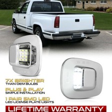 For Chevy Gmc Ck 1500 2500 3500 Pickup Rear Led License Plate Tag Light Canbusc
