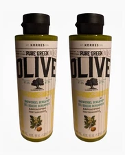 Korres Pure Greek Olive Showergel Bergamot 8.45 oz  X 2 New and SEALED