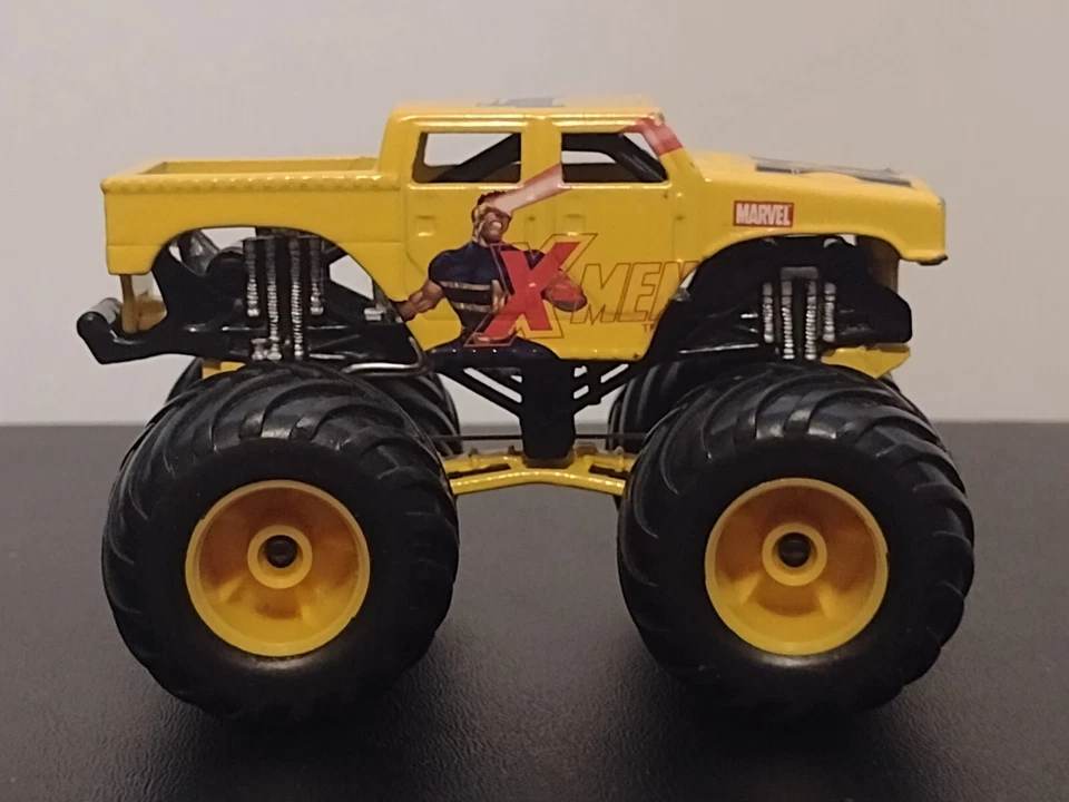 Muscle Machines Marvel X-Men Yellow Monster Truck 1:64 Scale - Image 4 of 4