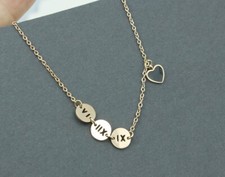 Women Titanium Stainless Steel Black Heart Love Rose Gold Chain Bracelet 6-8.4"