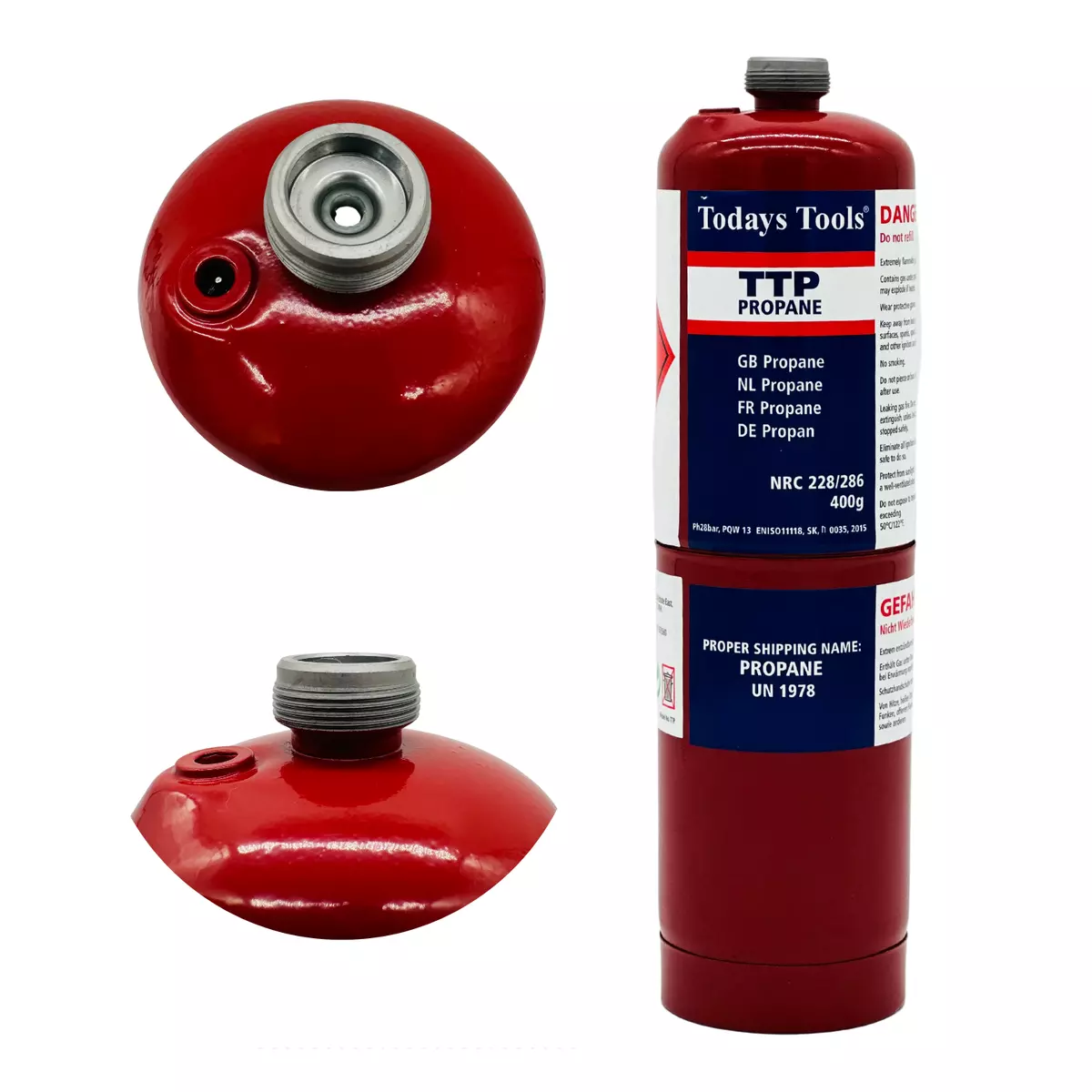 Propane 400g Bottle Disposable Gas Cylinder plumbers Blow torch