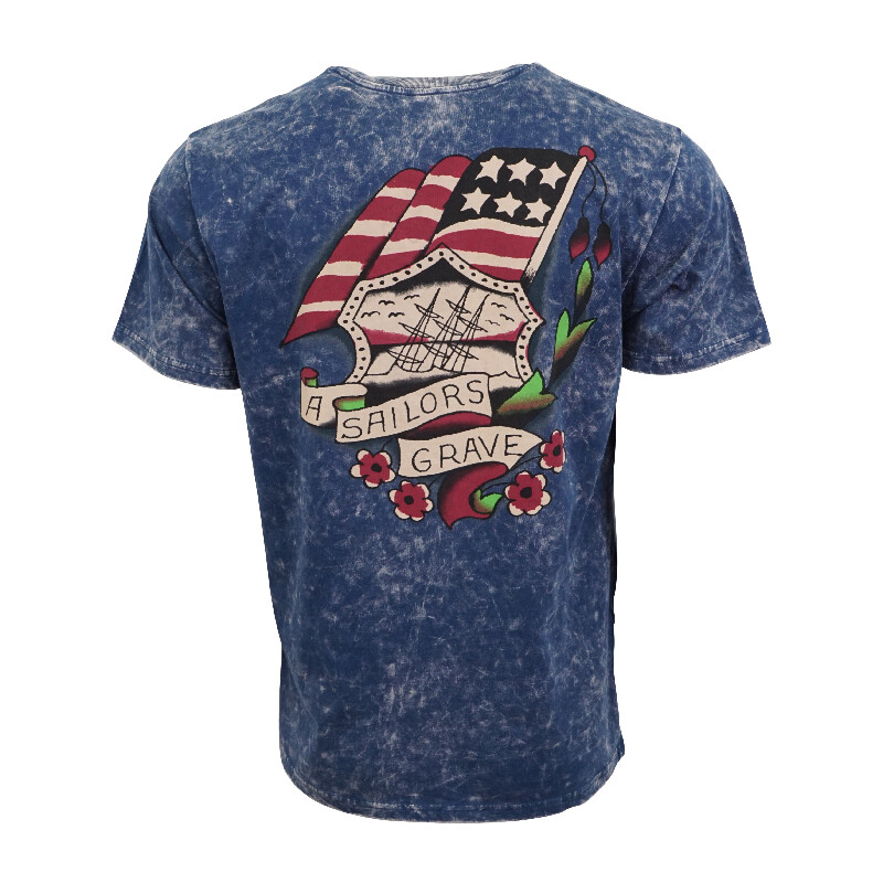 МУЖСКАЯ ФУТБОЛКА IRON FIST OI GLORY TIE DYE MINERAL WASH