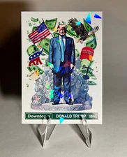 Trump MAGA DOWNTOWN custom card - Assassination Attempt Ear Bandage - raw card