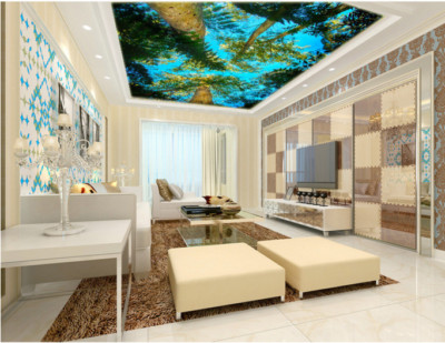 3D Nature Tree Sky 81 Wallpaper Mural Wall Print Wall Wallpaper Murals US Summer