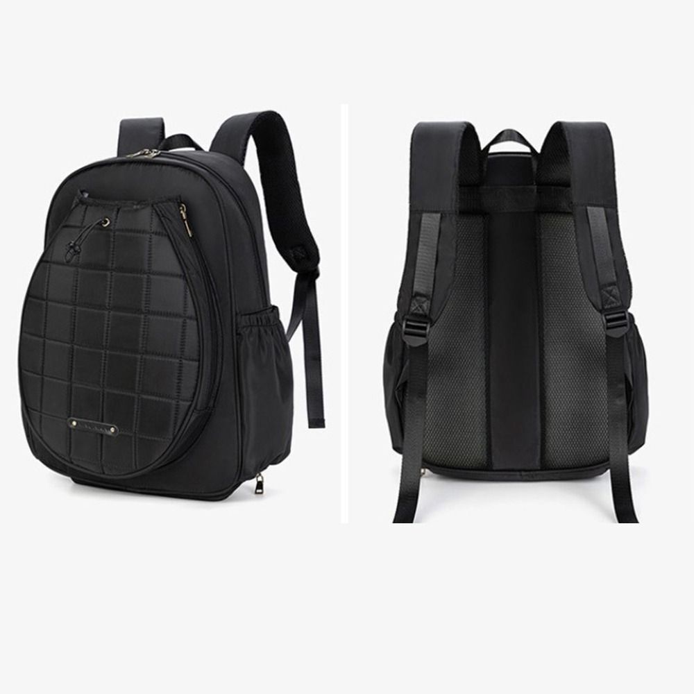 Handheld Tennis Racket Backpack Solid Color Badminton Bag New Tennis