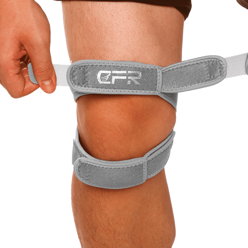 Rodillera CFR Doble Rótula Soporte Rodillera Ajustable Compresión Entrenamiento Protector - Imagen 12 de 21