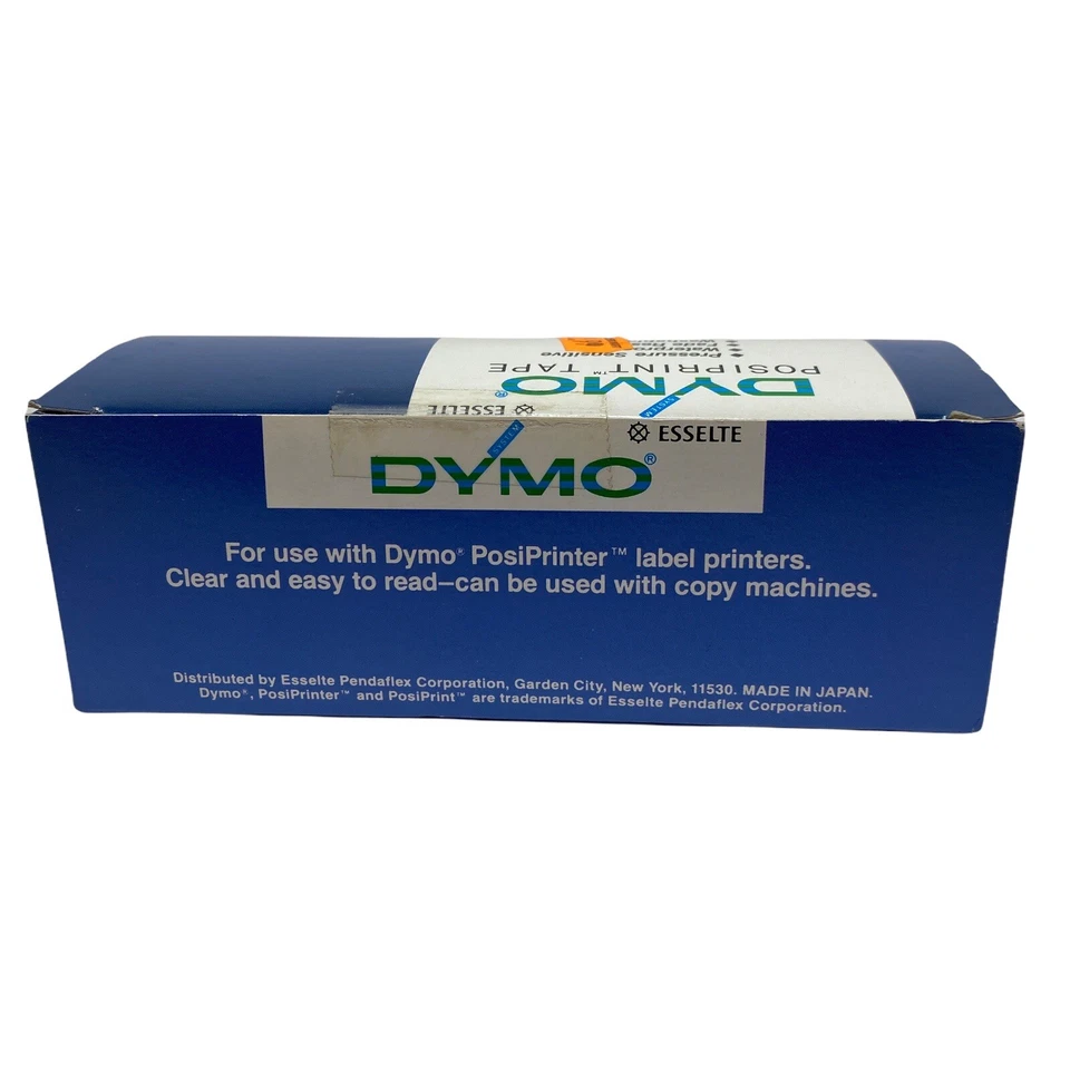 DYMO Posiprint #610023 Blue - 3/8" x 10' Rolls - Box of 10 Rolls - Image 2 of 3
