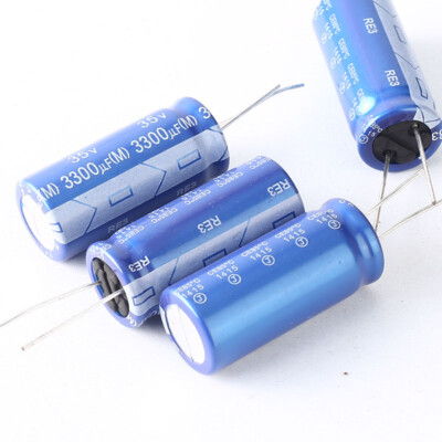 10pcs Japan ELNA RE3 3300UF 35V 3300mfd Audio Capacitor 16X35.5mm