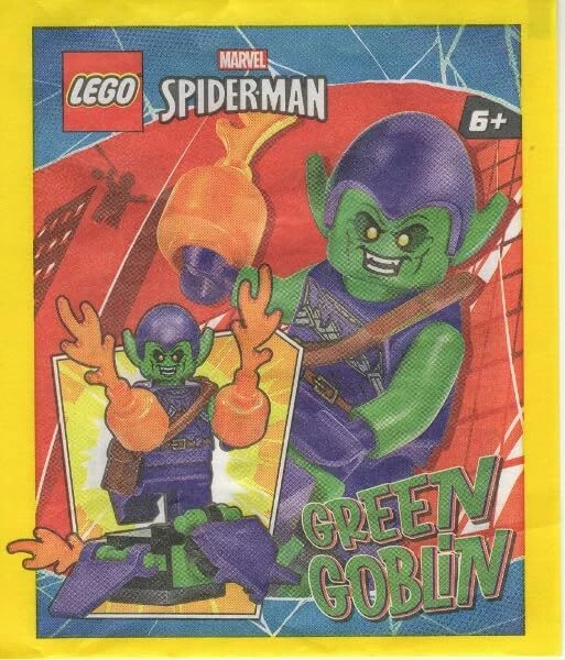 LEGO Marvel Superheroes: Green Goblin Minifigure with Glider and Pumpkin Bombs - Image 3 of 4