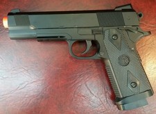 Black finish Full Metal Heavy duty Spring Airsoft Gun Pistol