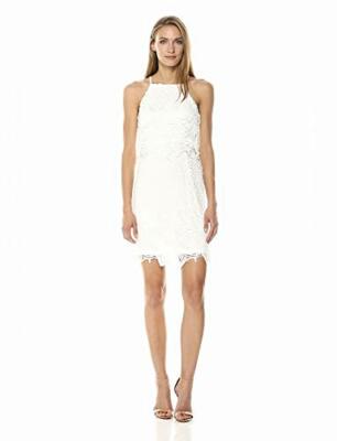 bb dakota white lace dress BB Dakota Ivory White Lace Ruffle Mini Dress BB