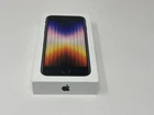Apple iPhone SE 3rd Gen 2022 64GB Unlocked GSM Midnight A2595 MMY23LL/A NEW