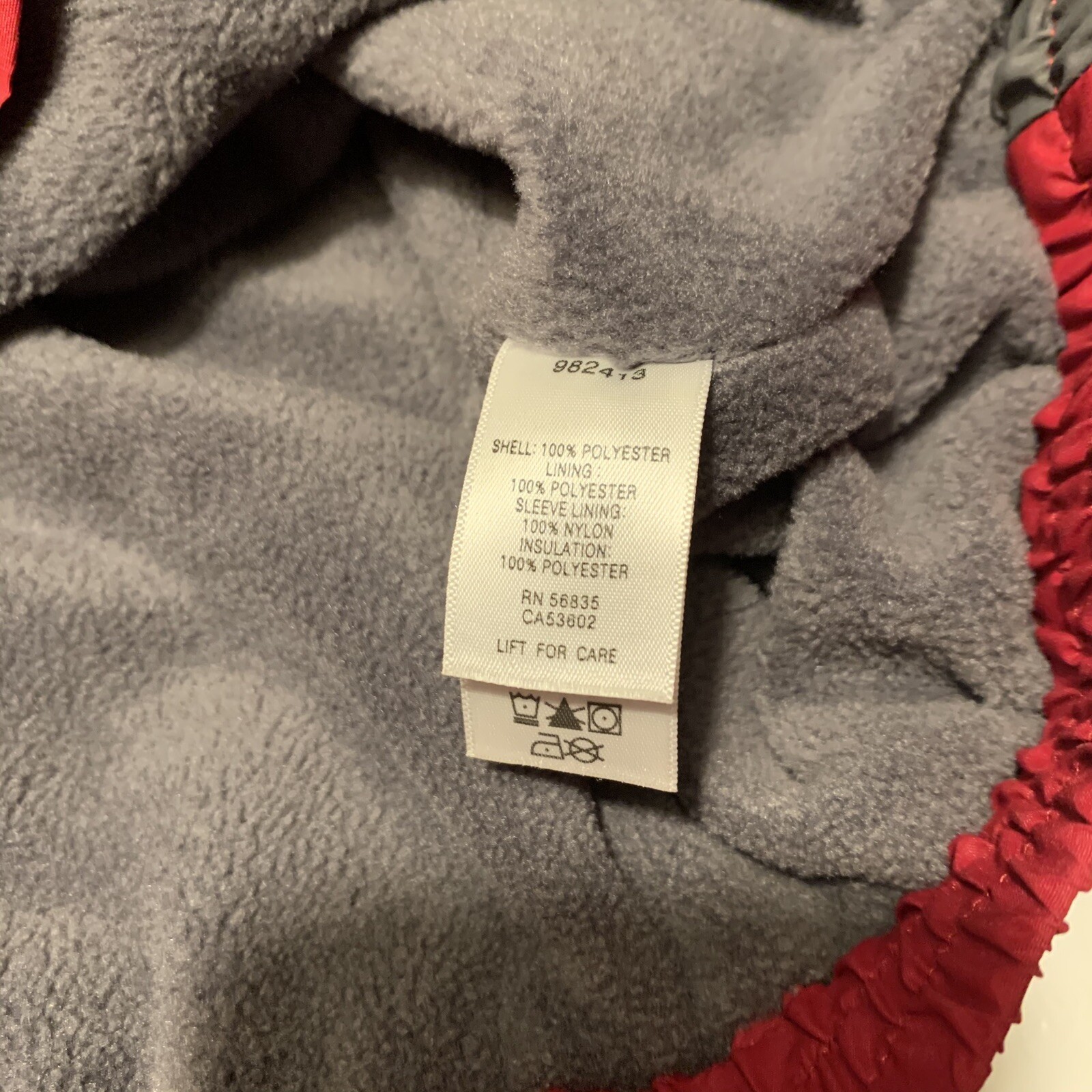 Cabelas Fleece Lined SoftShell Winter Jacket Red … - image 6