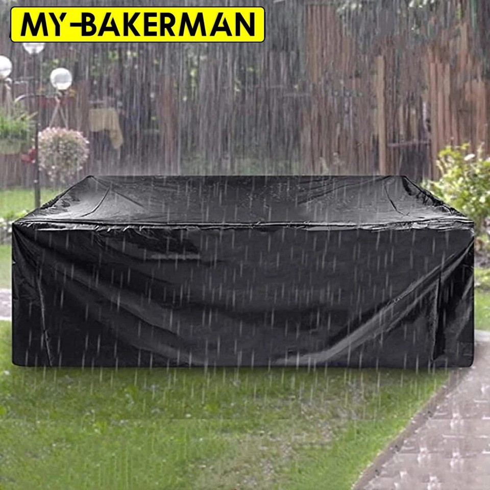 Funda Impermeable para Mesa Cubo Silla Sofá Lluvia Jardín Patio Cubierta Protectora