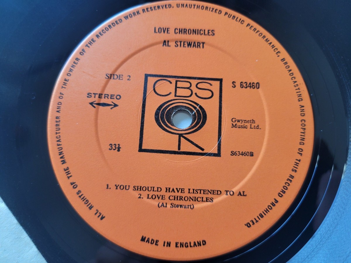 AL STEWART - Love Chronicles 1969 FOLK ROCK SSW Gatefold UK