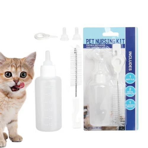 Pet Puppy Kitten Feeding Bottles Care Feeder Set Nursing Pets Feeder Supplies