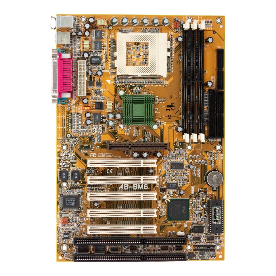 Motherboard ATX Abit AB-BM6 Socket 370 Sdram AGP PCI Isa - Image 2 of 3