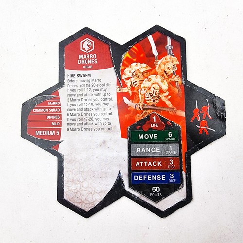 Heroscape Game Marro Drones Marr Utgars Rage 3 Figures With Card Hasbro 2005 - Picture 9 of 10