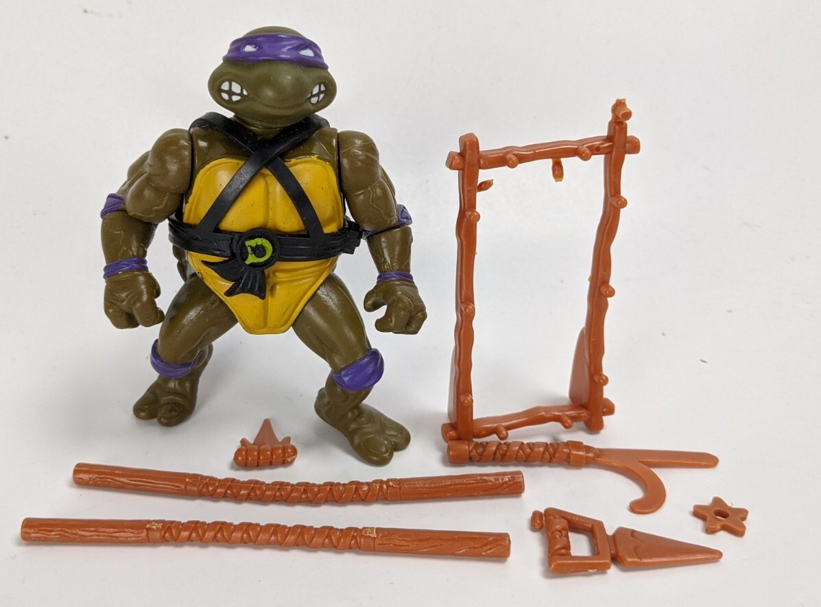 1988 Teenage Mutant Ninja Turtles Donatello Hard Head Action