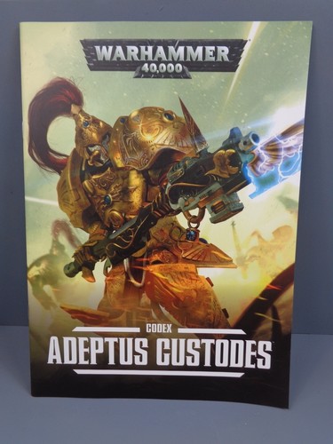 Warhammer 40,000 Adeptus Custodes Custodian Codex