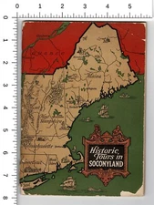 1928 Historic Tours in Soconyland Advertising Booklet Standard Oil Company of NY