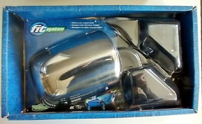 Left or Right Manual Mirror 9.5''x6-5/8'' Chrome K-Source 3690 Fits Chevrolet/GMC