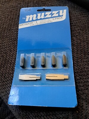 Muzzy Matador I Target Tip with Fillers 130 Grain Head #104 NOS