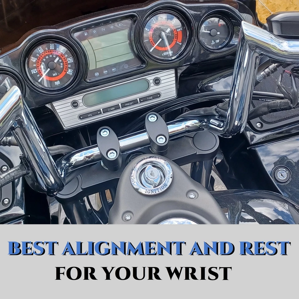 Manillar de 1-1/4" para Kawasaki Vulcan Voyager 1700, 1700 Kawasaki Vulcan Vaquero Foto 2 de 4