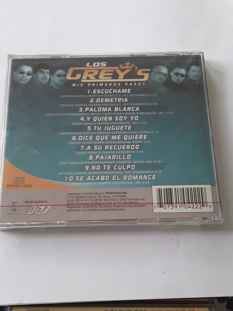 Los Greys Mis Primeros Pasos CD Nuevo Sealed
